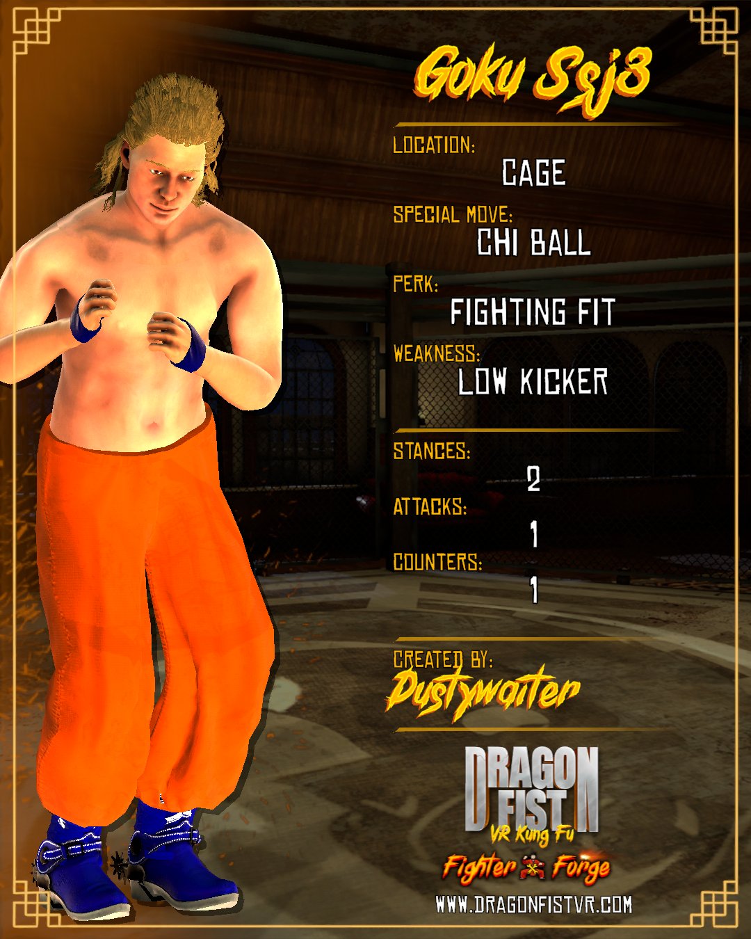 Goku Ssj3 - Created By: Dustywaiter